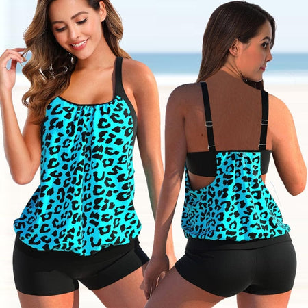 Lively® Vêtements été Bleu / S Ensemble de Tankini bicolore | Lively™